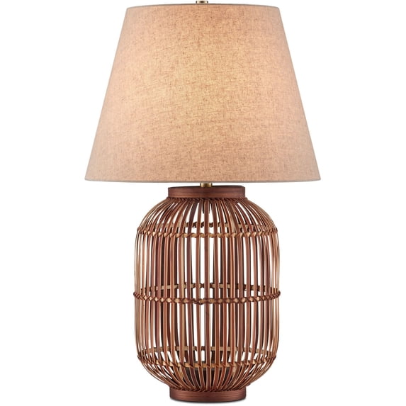 Currey And Company 6000-1006 Cyrus 31" Tall Buffet Table Lamp - Natural