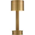 thumbnail image 1 of Currey And Company 6700-0010 Traverse 13" Tall Led Buffet Table Lamp - Brass, 1 of 7