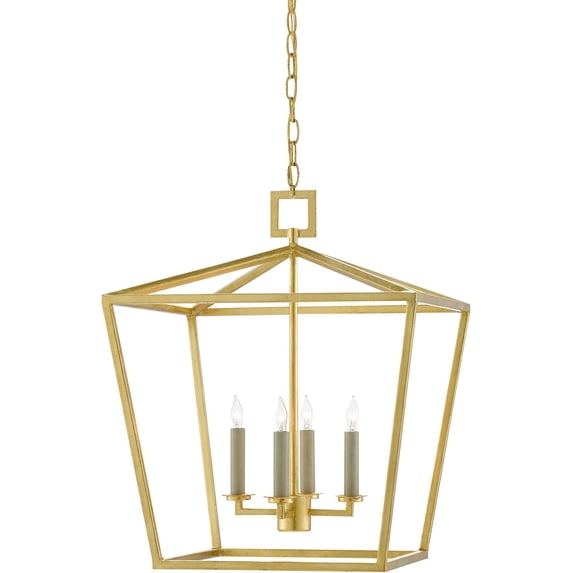 Gold Leaf Denison Gold Medium Lantern