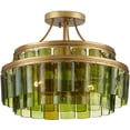thumbnail image 1 of Currey And Company 9000-0984 Vintner 3 Light 16" Wide Semi-Flush Ceiling Fixture -, 1 of 7