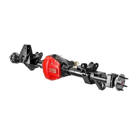 Currie 68 in. Wide 5.13 Ratio Rear Semi Float Electric Locker Crate Axle with 40 Spline & 5 x 5 Pattern for 19C Gladiator HD 60 - Satin Black