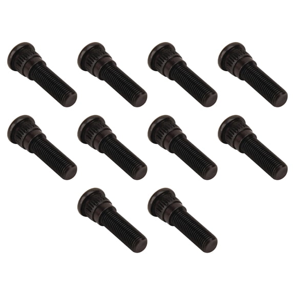 Currie 95304 7/16 x 1-11/16 Inch Wheel Studs, .610 Knurl, 10 Pack