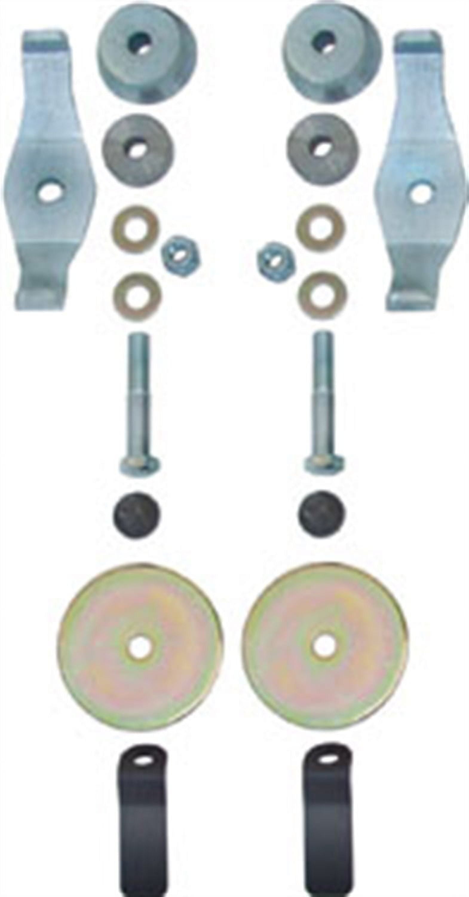 Currie CE9807RRK Coil Spring Retainer Kit; Rear; Set;