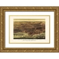thumbnail image 1 of Currier 18x13 Gold Ornate Wood Framed with Double Matting Museum Art Print Titled - Chicago Illinois - Currier 1892, 1 of 4