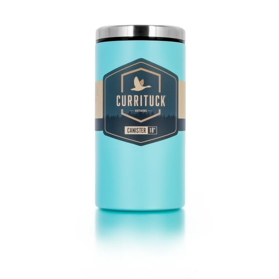 Currituck Seafoam Blue 18 oz. Stainless Steel Leak Proof Insulated Food Container Durable Travel Jar for Hot Or Cold Lunch (51932)