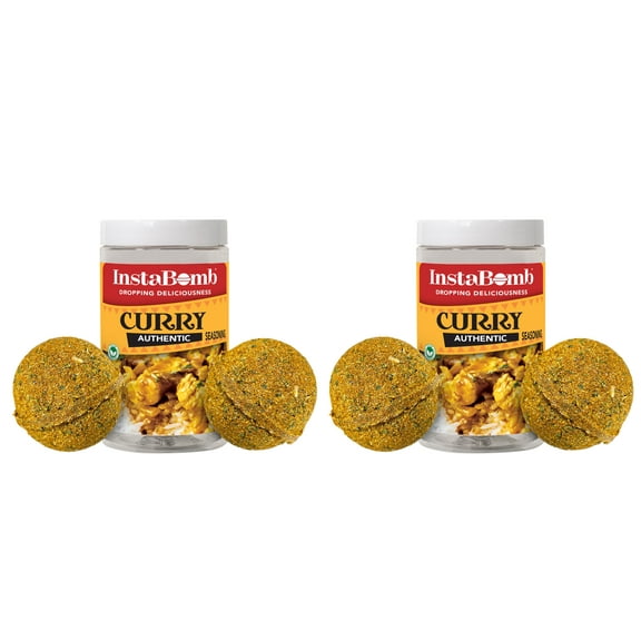 Curry Bombs - 1 Jar - Just Add Water, Meat, & 1 Bomb - Seasoning Bomb - Instant Pot