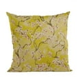 thumbnail image 1 of Curry Garden Cherry Blossoms Printed on A Linen Looking Polyester Luxury Throw Pillow - 20 x 36 in. King Size, 1 of 1