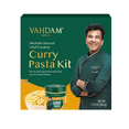 thumbnail image 1 of VAHDAM® Indian Fusion Curry Pasta Kit, Ready-to-Cook, Chef-Curated, Vegetarian (17.8 oz), 1 of 8