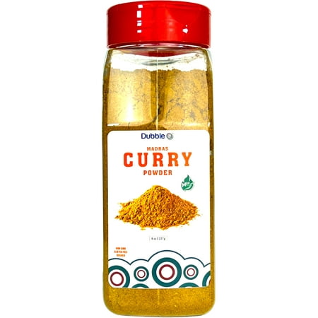 Curry Powder - 8 oz. - | 13 Savory Spices | ? Non GMO, Kosher, Halal, and Gluten Free ? Dubble O Brand