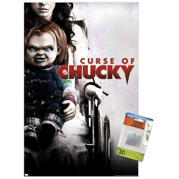 Curse of Chucky - Key Art Wall Poster with Push Pins, 14.725" x 22.375"
