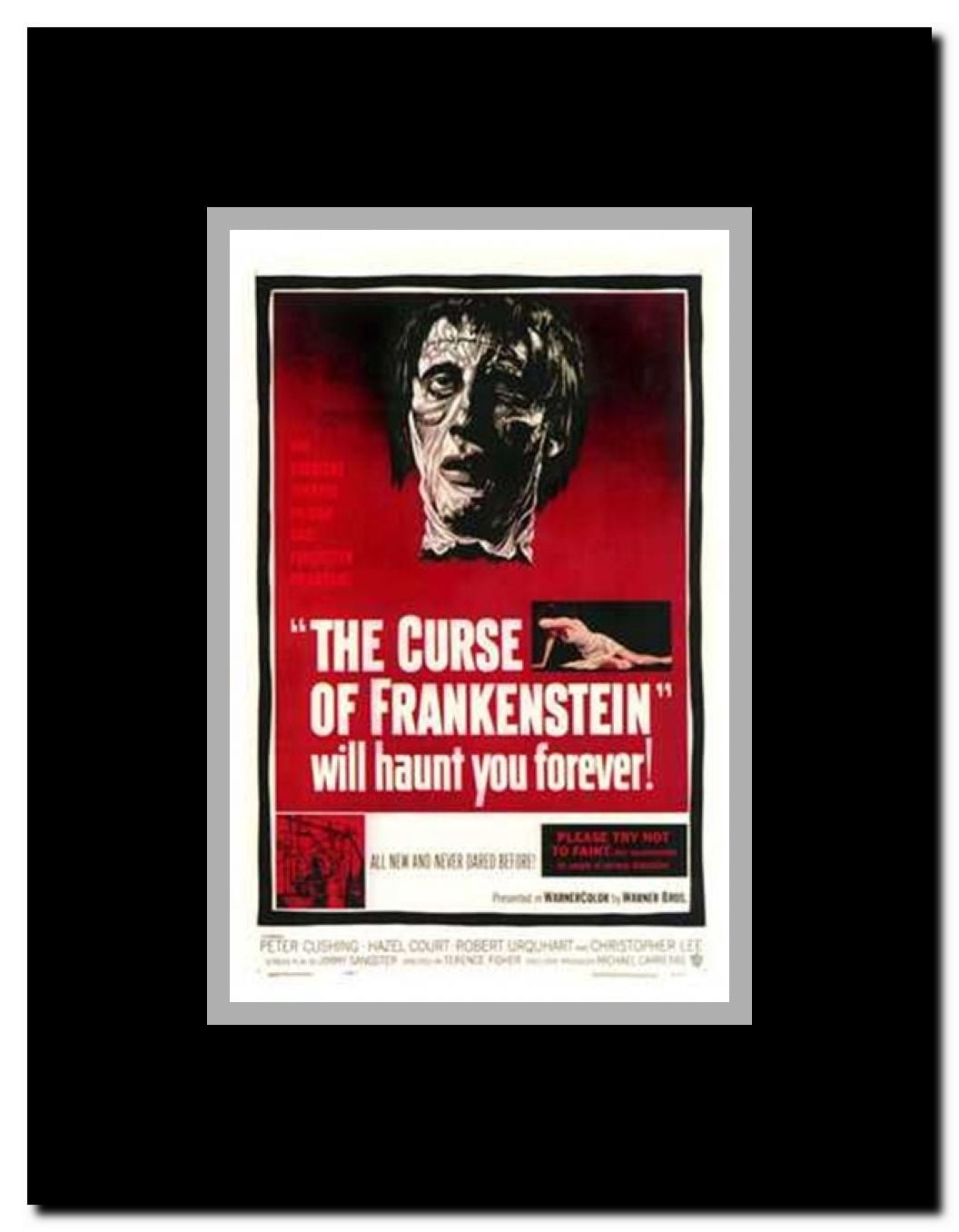 Curse of Frankenstein Framed Movie Poster