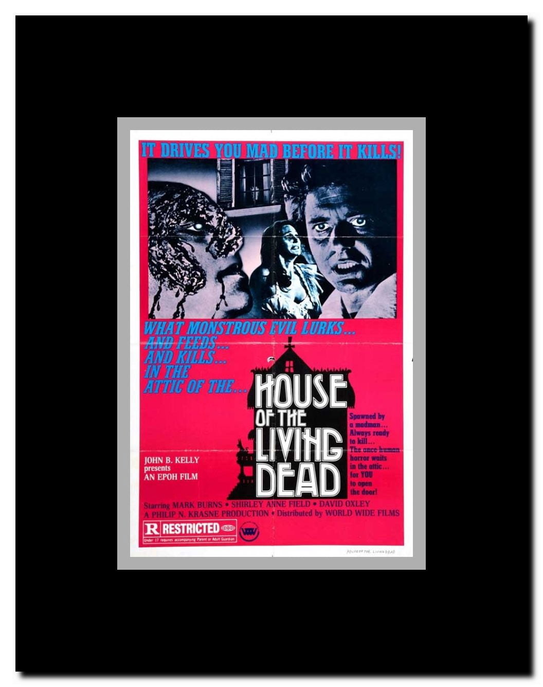 Curse of the Dead Framed Movie Poster