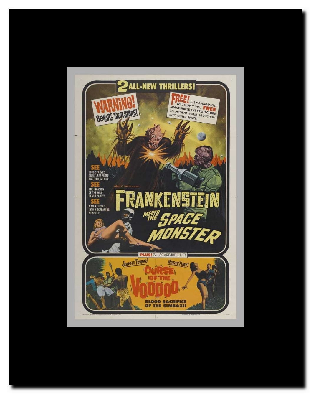 Curse of the Voodoo Framed Movie Poster