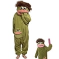 thumbnail image 1 of Cursed Comfort Onesie, Silly Onesie Funny Frog Onesie Oversized Plush Fleece Hooded One Piece Pajamas, Big Mouth Onsie, Cozy Home Loungewear, 1 of 7