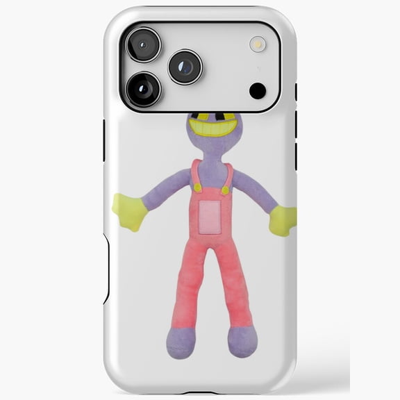 Cursed Jax Plush Digital Circus Funny Meme Compatible Phone Case for iPhone 11 12 13 14 15 16 17 Pro Max
