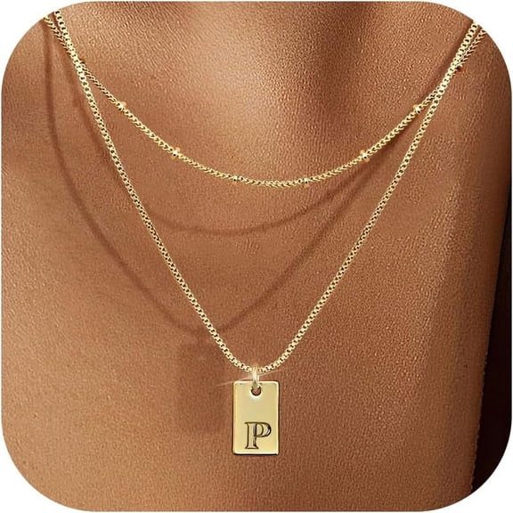Cursive Gold Initial Pendant Necklace Iced Out Miami Cuban Link Chain For Women 18K Gold Plated Alphabet Letter Pendant Choker Hip Hop Chain Trendy Rapper Jewelry[o1657]