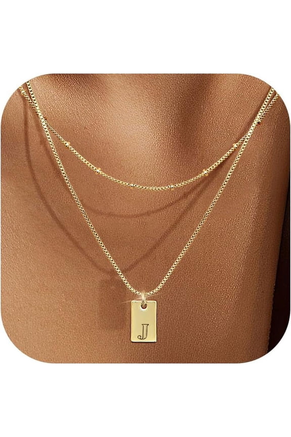 Cursive Gold Initial Pendant Necklace Iced Out Miami Cuban Link Chain For Women 18K Gold Plated Alphabet Letter Pendant Choker Hip Hop Chain Trendy Rapper Jewelry[o1653]