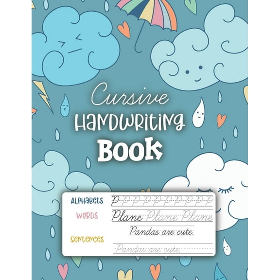 Cursive Handwriting Book: 3-in-1 Cursive Handwriting Workbook for Kids Grades 2-5 Cursive Letter Tracing Book. Cursive W, (Paperback)