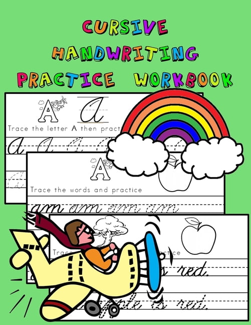 Master Cursive Letters Cursive Handwriting Practice Workbook: Master cursive letters, words ...