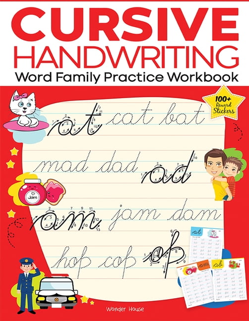 Cursive Handwriting: Word Family: Practice Workbook for Children, (Paperback)