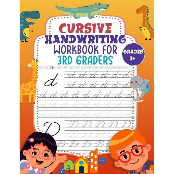 Cursive Handwriting Workbook For 3rd Graders: Beautiful cursive handwriting alphabet, Learning Cursive for 3rd Graders, , (Paperback)