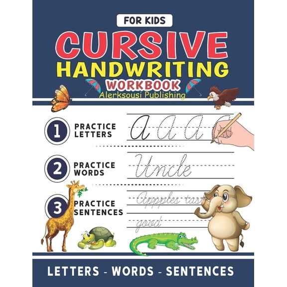 Cursive Handwriting Workbook For Kids