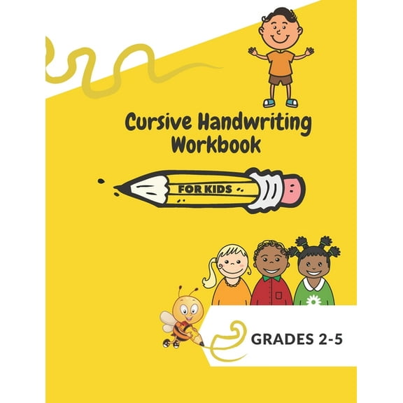 Cursive Handwriting Workbook For Kids: ABC Alphabet letters for beginners, (Paperback)