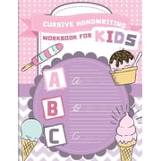 Cursive Handwriting Workbook for Kids Cursive handwriting workbook for kids abc workbooks for preschool, abc workbook for kindergarten, workbooks for prescho, Book 5, Paperback