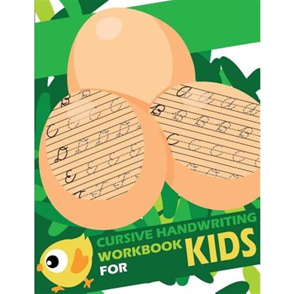 Pre-Owned Cursive Handwriting Workbook for Kids: ABC Workbooks for Preschool, ABC Workbook for Kindergarten, Workbooks for Preschoolers, K Workbook Age 5, Grade