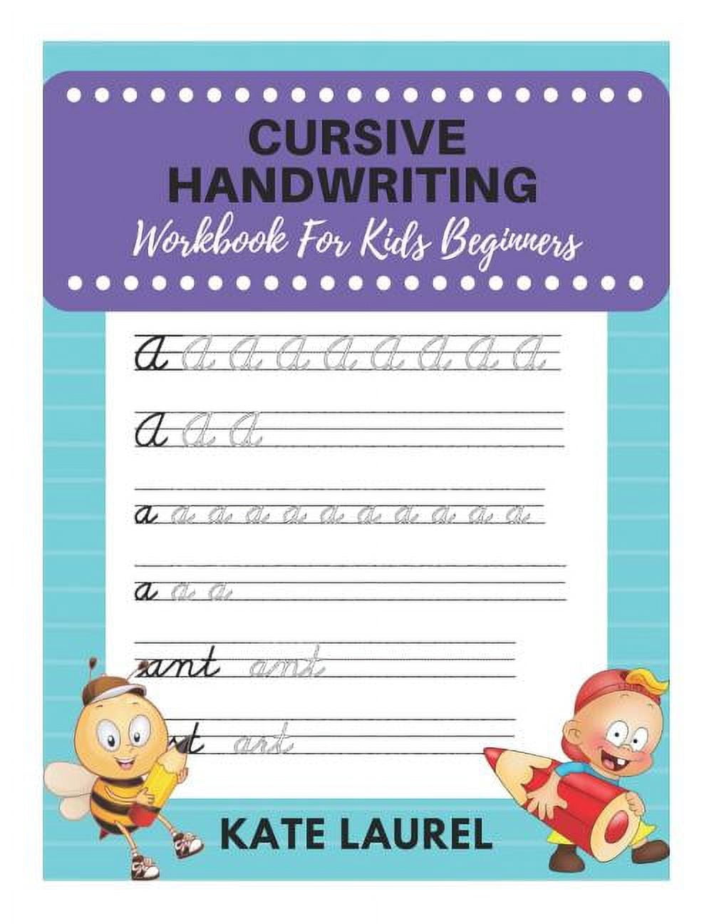 Pr Cusrive Cursive Handwriting Workbook for Kids Beginners: Cursive Handwriting ...