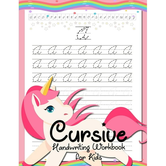Cursive Handwriting Workbook for Kids, (Paperback)