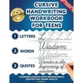 thumbnail image 1 of Pre-Owned Cursive Handwriting Workbook for Teens: Learning Cursive with Inspirational Quotes for Young Adults, 3 in 1 Cursive Tracing Book Including over 130 Pa (Paperback) 1707818444 9781707818440, 1 of 1