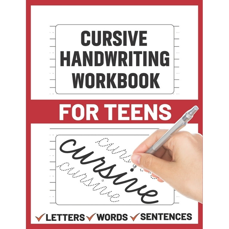 Buy Let's Learn Cursive Handwriting Workbook for Teens: Exercises