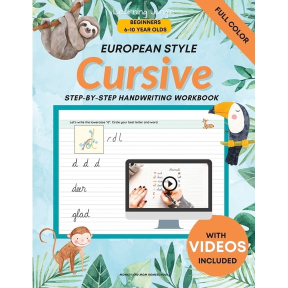 Cursive Handwriting for Beginners: Cursive Handwriting for Kids European Style