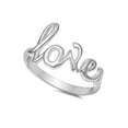 thumbnail image 1 of Cursive LOVE Ring, Sterling Silver 925, 1 of 2