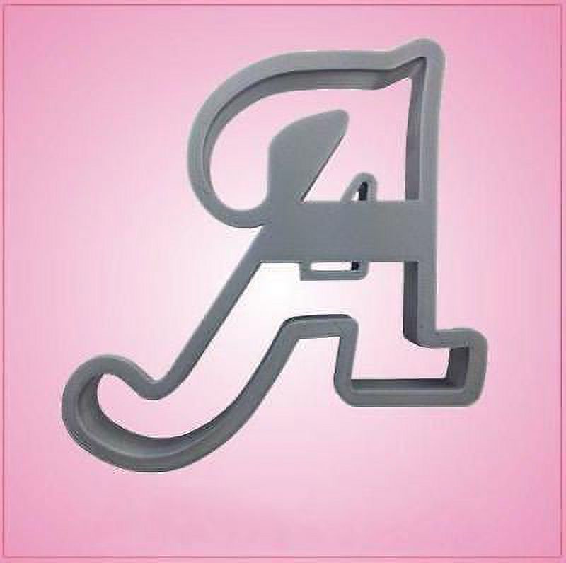Cursive Letter A Cookie Cutter