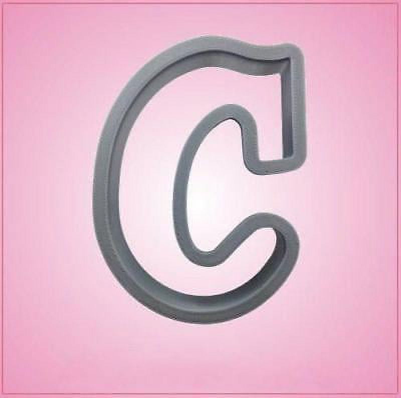 Cursive Letter C Cookie Cutter