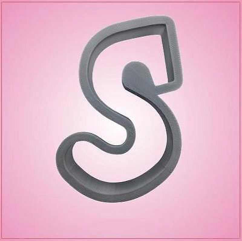 Cursive Letter S Cookie Cutter