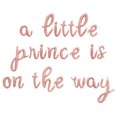 thumbnail image 1 of Cursive Script Letter Balloons - A LITTLE PRINCE IS ON THE WAY 16" Inch Alphabet Letters Foil Mylar Balloon Baby Shower Party Banner (Rose Gold), 1 of 5