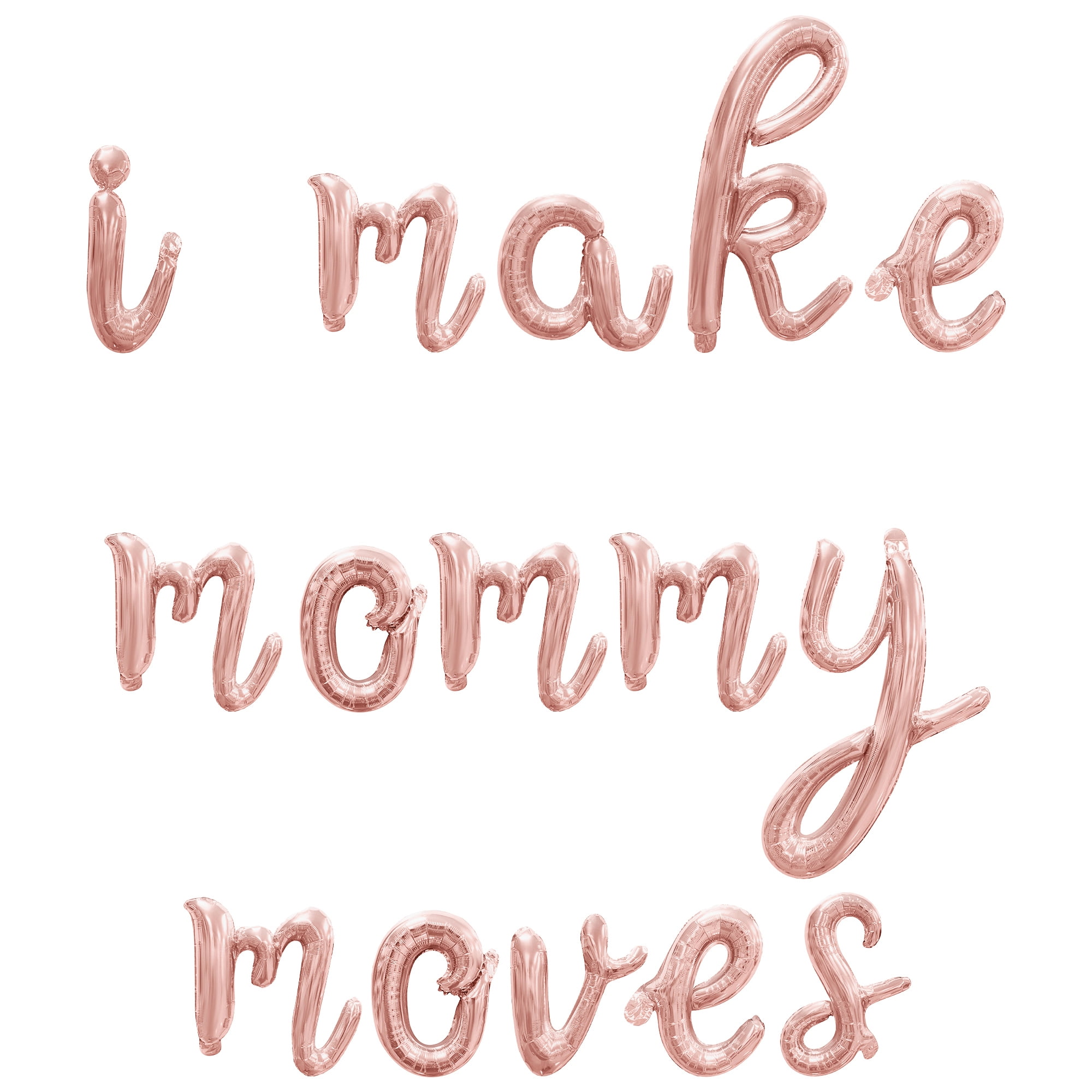 Cursive Script Letter Balloons - I MAKE MOMMY MOVES 16
