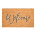 thumbnail image 1 of Calloway Mills 116231729 Cursive Welcome Doormat, 17" x 29", Grey, 1 of 7