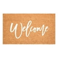 thumbnail image 1 of Calloway Mills 116242436 Cursive Welcome Doormat, 24" x 36", White, 1 of 7