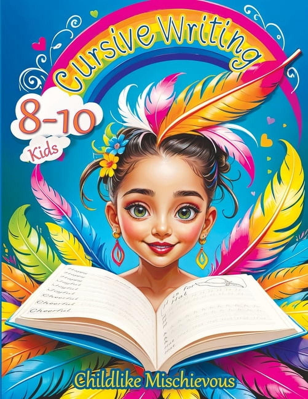 Cursive Writing Books for Kids age 8-10: Teach Handwriting and Practice Tracing Letters, Numbers, Words, and Sentences w, (Paperback)