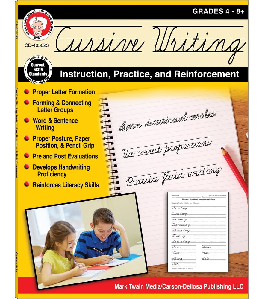 Pre-Owned Cursive Writing: Instruction, Practice, and Reinforcement, Grades 4 - 9 (Paperback) 1622237005 9781622237005
