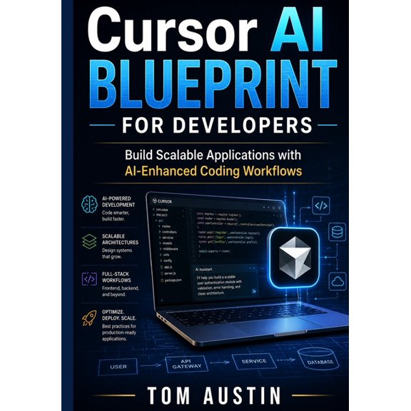 Cursor AI Blueprint for Developers: Build Scalable Applications with AI-Enhanced Coding Workflows, (Paperback)