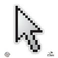 thumbnail image 1 of Cursor Arrow - 3" Vinyl Sticker - For Car Laptop I-Pad Phone Helmet Hard Hat - Waterproof Decal, 1 of 1