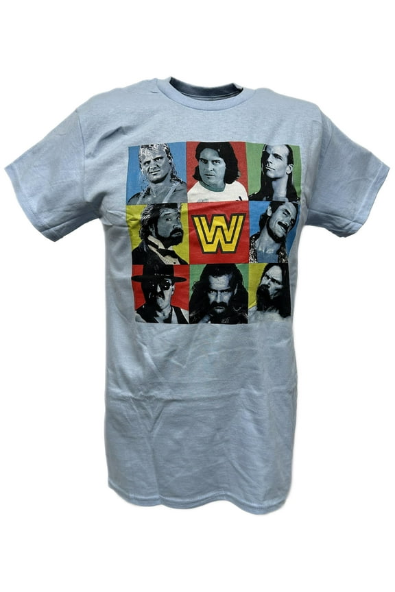 Curt Hennig Rick Rude Roddy Piper Legends Mens Blue T-shirt