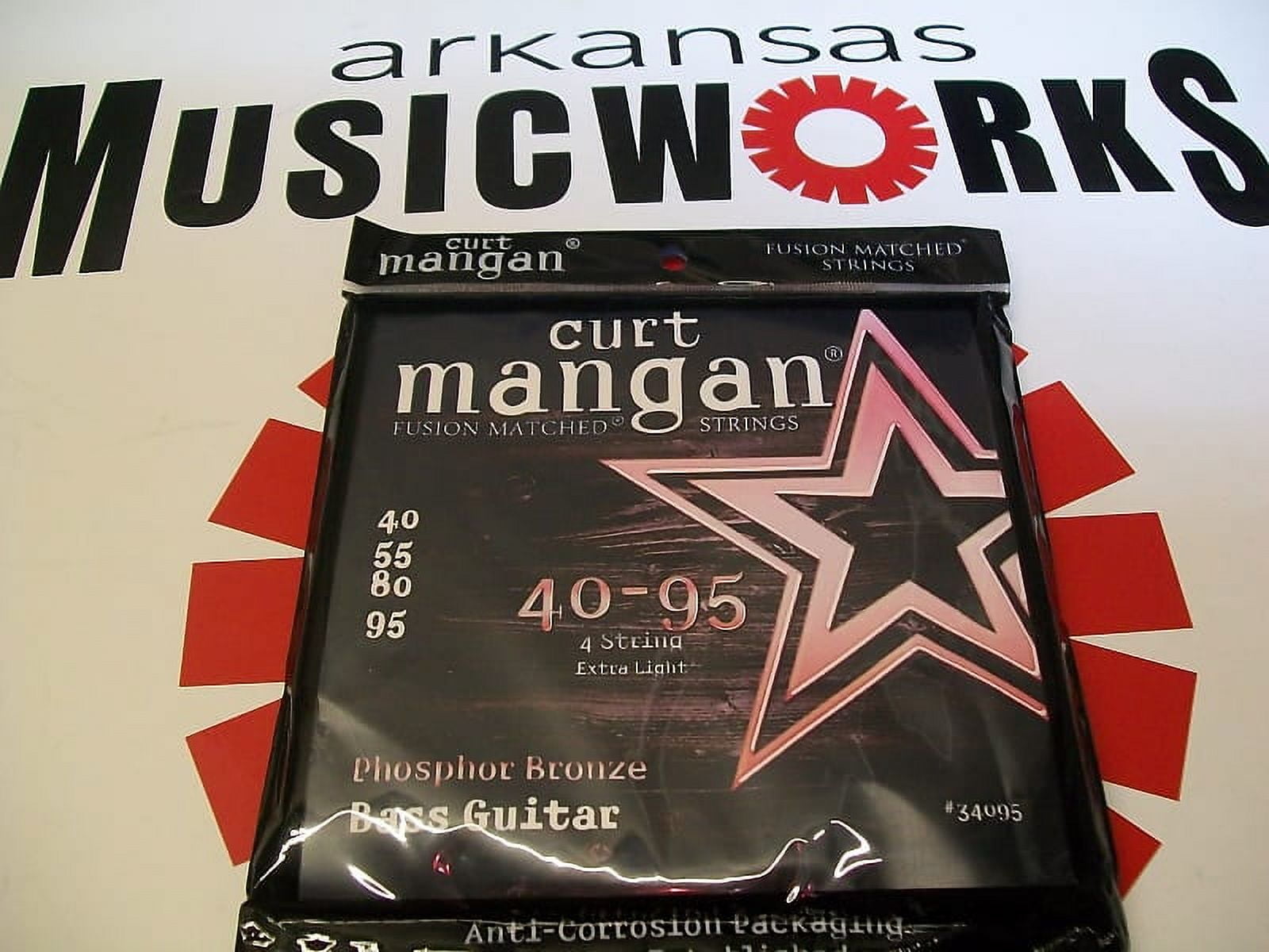 Curt Mangan Fusion Matched Phosphor Bronze Acoustic Bass Strings (40-95)