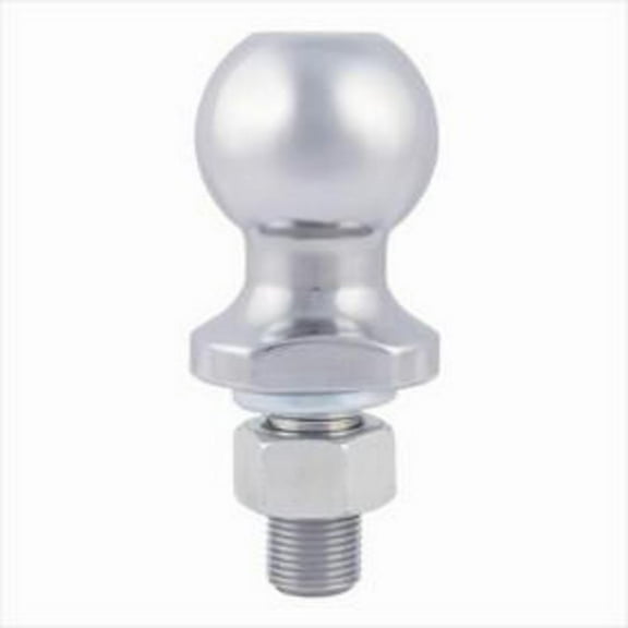 CURT 40061 Chrome Trailer Hitch Ball, 2,000 lbs, 1-7/8-Inch Diameter, 3/4 x 1-5/8-Inch Shank