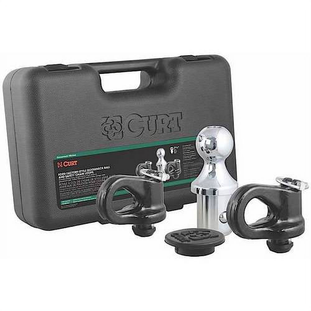 Curt Manufacturing Cur60609 Ford Gooseneck Ball And Safety Chain Anchor Kit